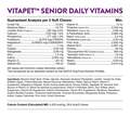 NaturVet VitaPet Senior Daily Vitamins Plus Glucosamine for Dogs, 60 Soft Chews