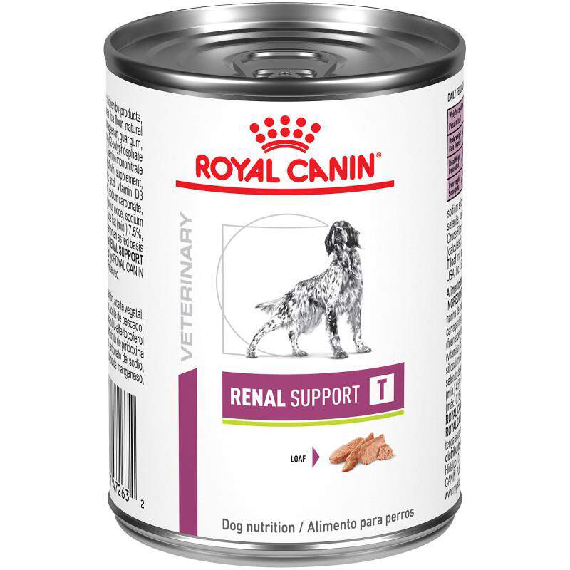 Royal Canin Veterinary Diet Adult Renal Support T Loaf Canned Dog Food, 24 x 13.5 oz cans