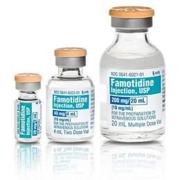 Famotidine Injection, 10mg/ml