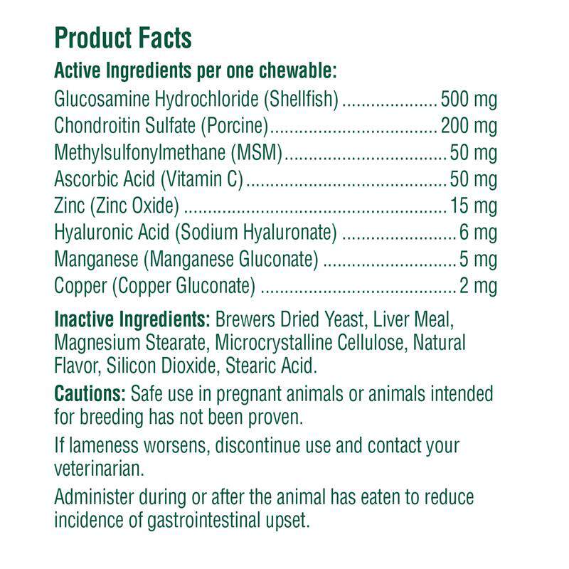 PetNC Hip & Joint Chewable Tablets for Dogs Level 2, 60 ct