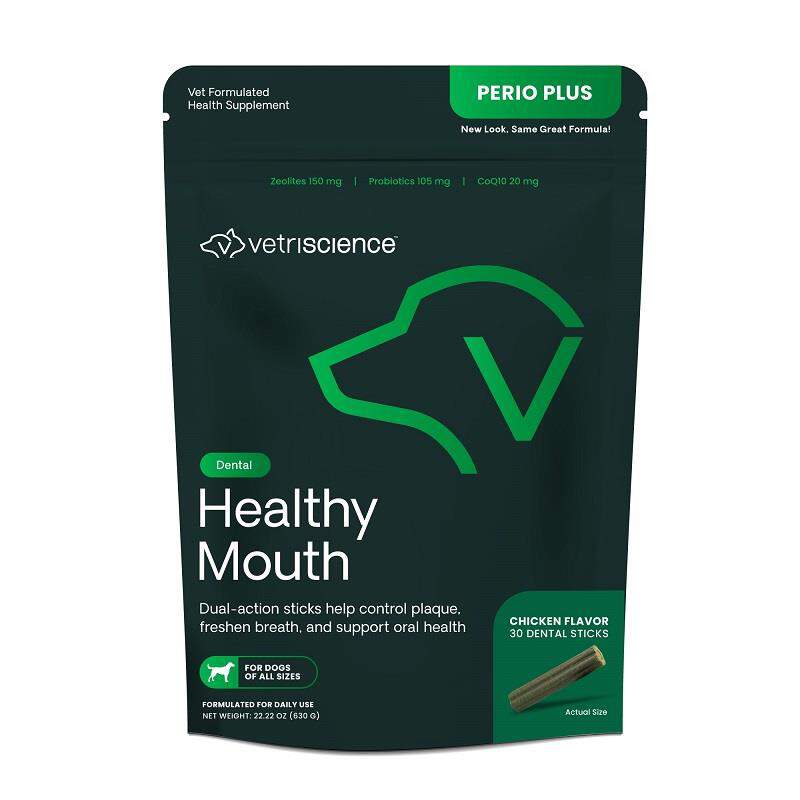 VetriScience Healthy Mouth Perio Plus Stix for Dogs, 30 ct