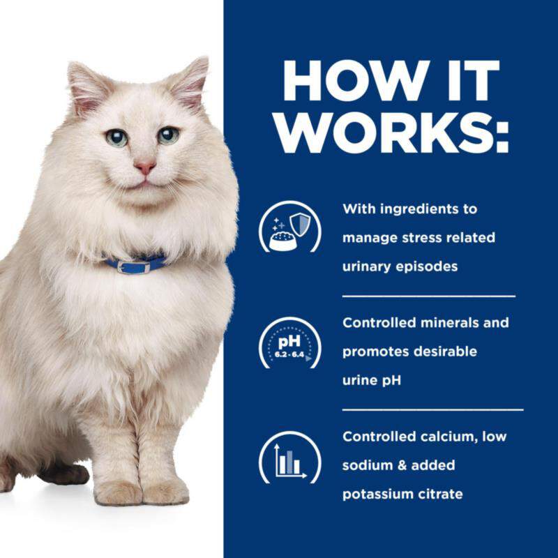 Hill's Prescription Diet c/d Multicare Stress Urinary Care with Tuna Canned Cat Food, 24 x 5.5 oz cans