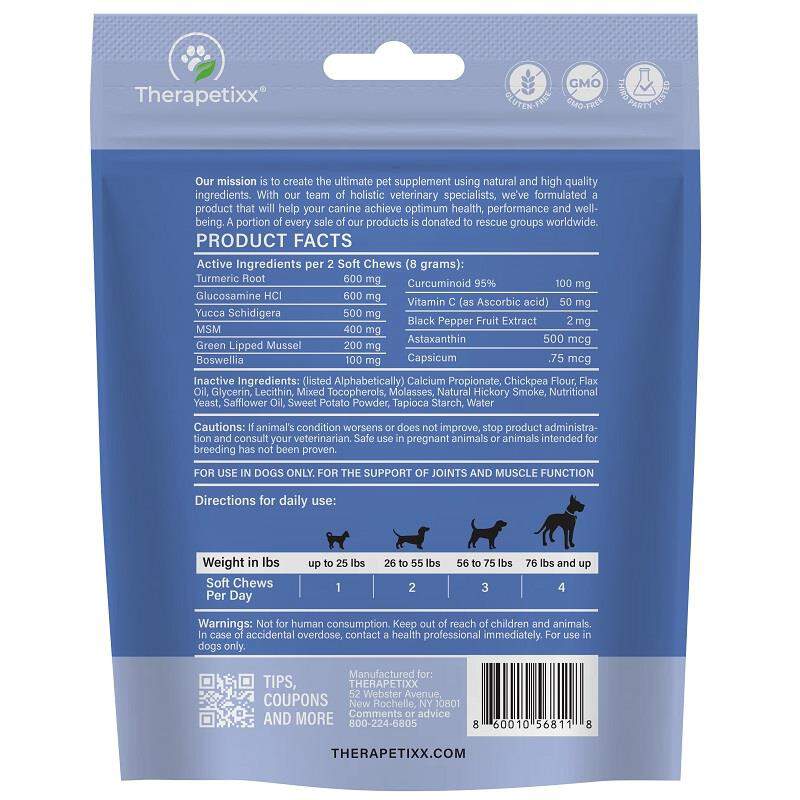 Senior Joint & Muscle Soft Chews for Dogs, 60 ct