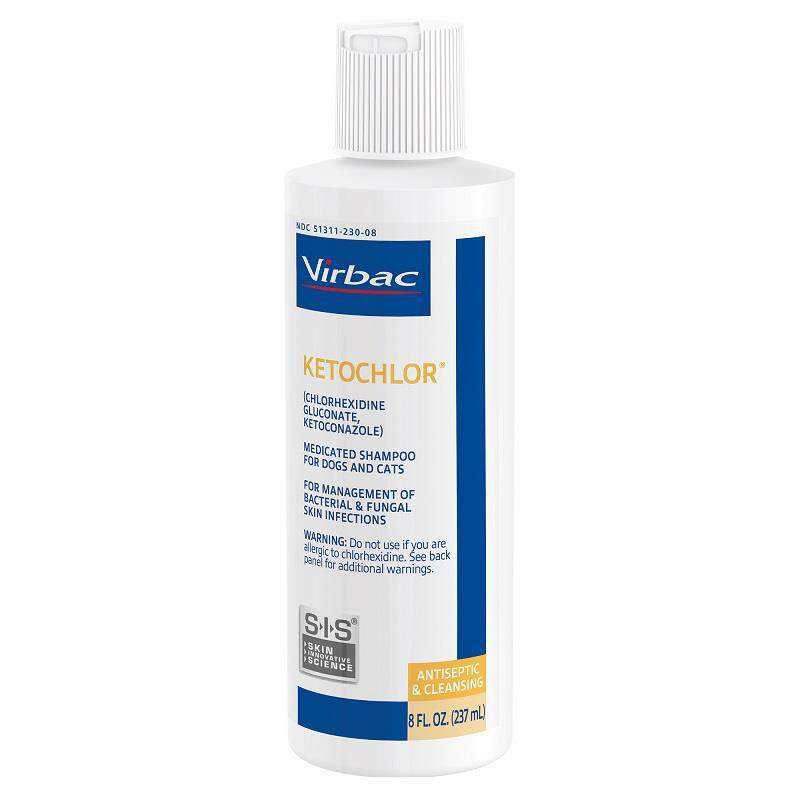 Ketochlor (Chlorhexidine Gluconate, Ketoconazole) Medicated Shampoo for Dogs and Cats