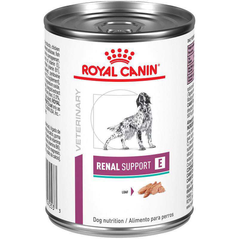 Royal Canin Veterinary Diet Adult Renal Support E Loaf Canned Dog Food, 24 x 13.5 oz cans