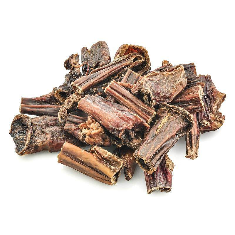 Barkworthies Beef Gullet Stick Bites Dog Chews, 1.5 lbs