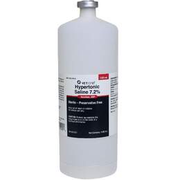 VetOne Hypertonic Saline 7.2% Solution for Horses and Cattle, 1000 ml