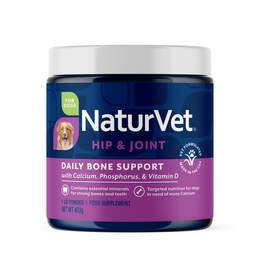 NaturVet Daily Bone Support Hip & Joint Supplement for Dogs, 1 lb