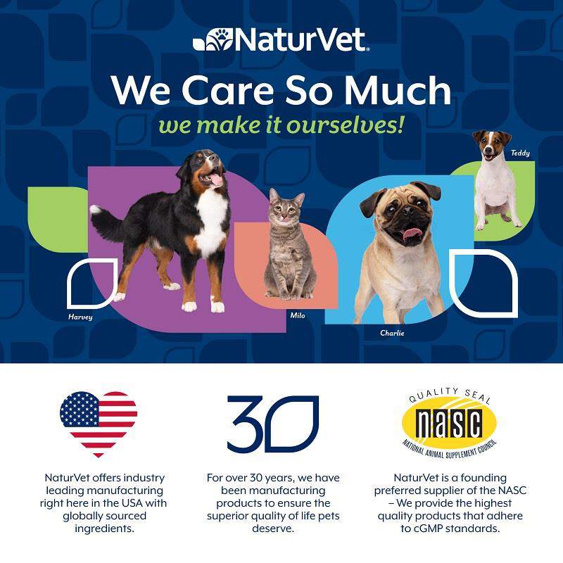NaturVet Quiet Moments Calming Aid Plus Melatonin Soft Chews for Dogs