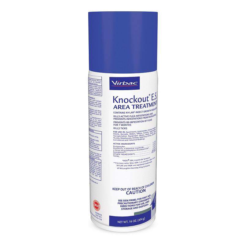 Virbac AnimalHealth Knockout E.S. Area Treatment for Dogs and Cats with Fleas, 16 ounces