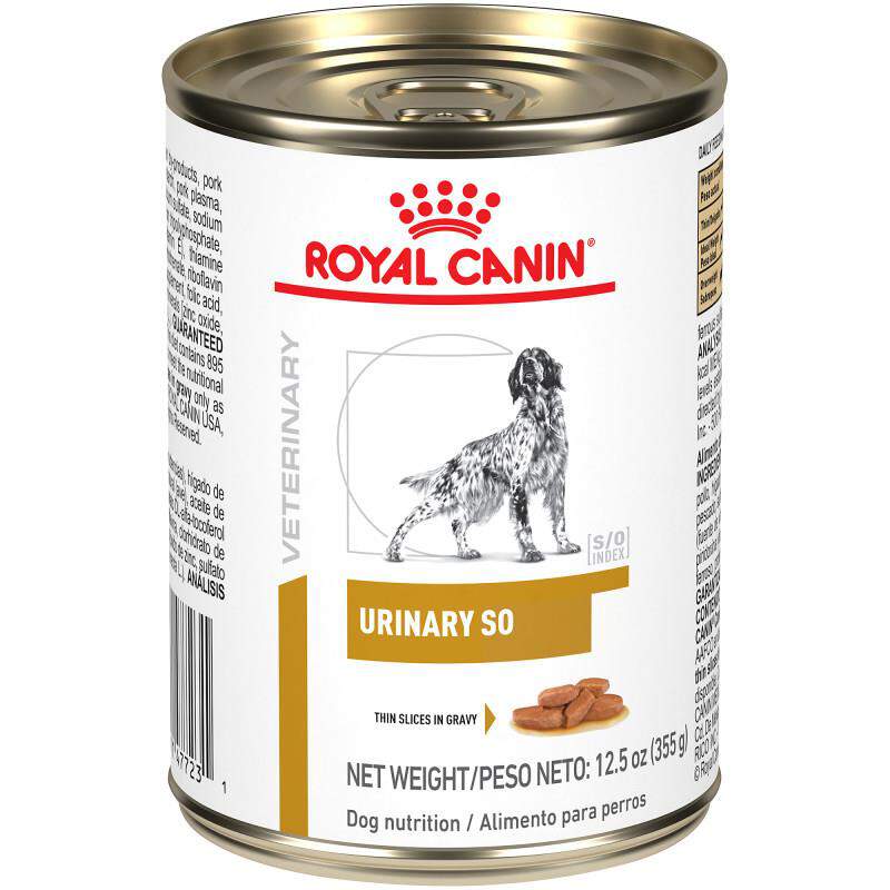 Royal Canin Veterinary Diet Adult Urinary SO Thin Slices in Gravy Canned Dog Food, 24 x 12.5 oz cans