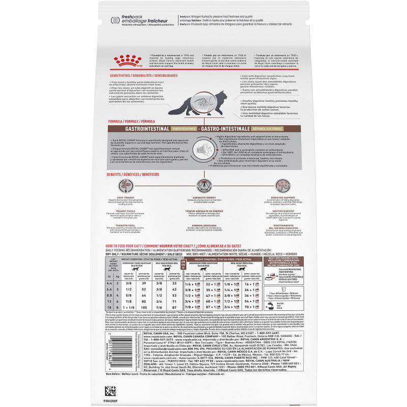 Royal Canin Veterinary Diet Adult Gastrointestinal Fiber Response Dry Cat Food, 8.8 lb bag