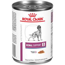 Royal Canin Veterinary Diet Adult Renal Support D Thin Slices in Gravy Canned Dog Food, 24 x 13 oz cans