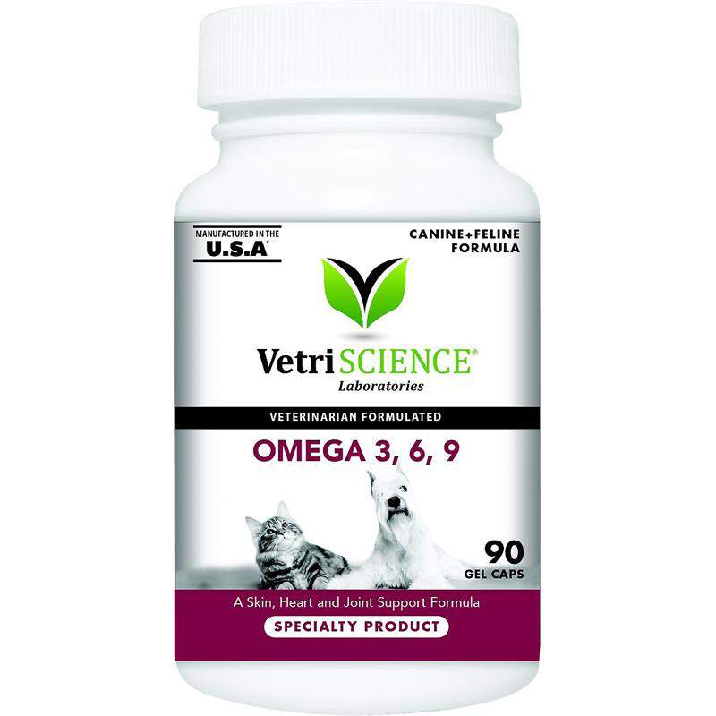 VetriScience Healthy Skin Omega 3, 6, 9, 90 Ct.