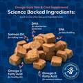 NaturVet Omega Gold Plus Salmon Oil Soft Chews, 180 Ct