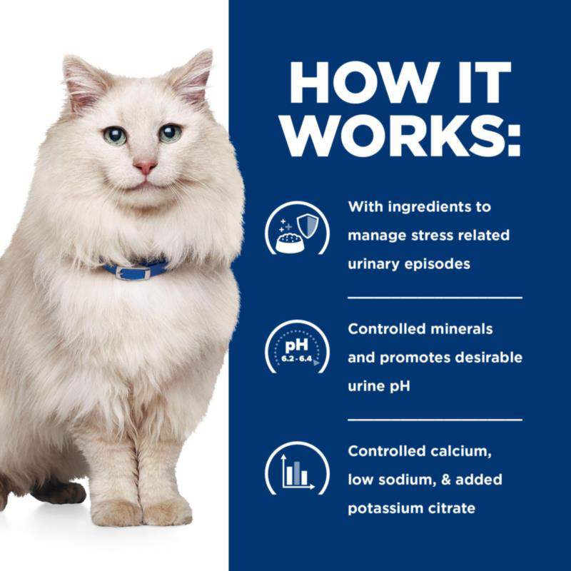 Hill's Prescription Diet c/d Multicare Stress Urinary Care with Chicken Dry Cat Food, 17.6 lbs