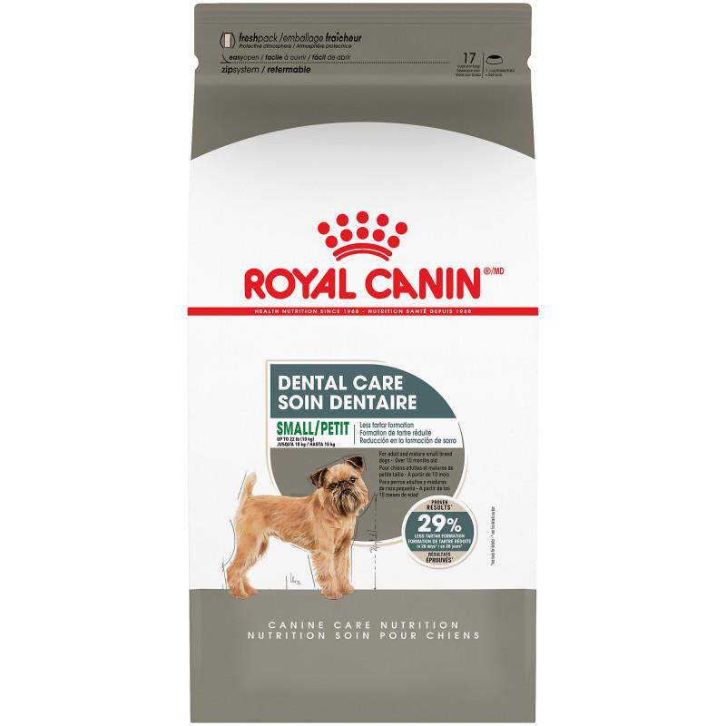 Royal Canin Canine Care Nutrition Adult Small Dental Care Dry Dog Food, 17 lb bag
