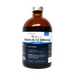 Vitamin B-12 5000 mcg/ml Injection, 100 ml