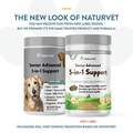 NaturVet Senior Advanced 5-in-1 Support Soft Chews for Dogs