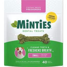 Minties Dental Treats for Tiny/Small Dogs 5-24 lbs