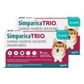 Simparica Trio Chewable Tablets for Dogs 22.1-44 lbs Blue, 12 Month Supply