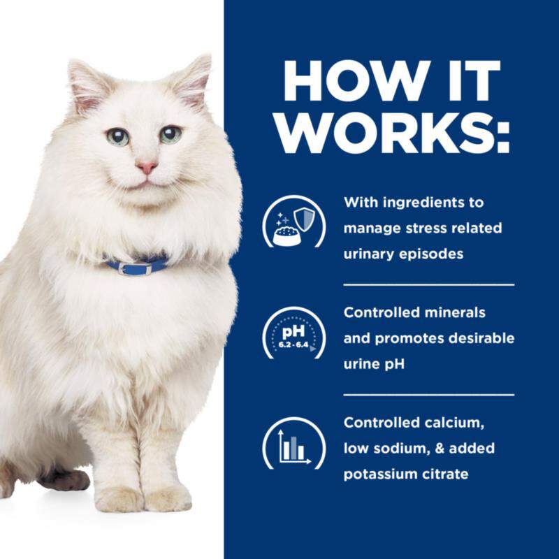 Hill's Prescription Diet c/d Multicare Stress Urinary Care Ocean Fish Flavor Dry Cat Food, 17.6 lbs