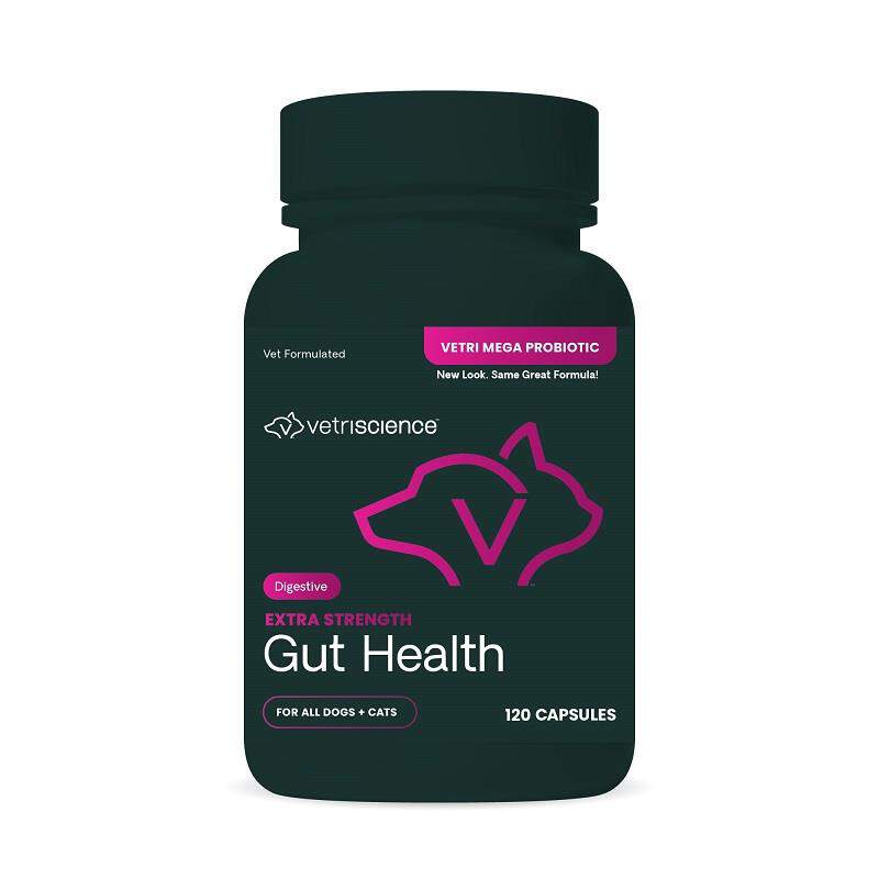 VetriScience Extra Strength Gut Health Vetri Mega Probiotic, 120 Capsules