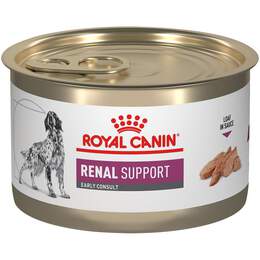 Royal Canin Veterinary Diet Adult Renal Support Early Consult Loaf in Sauce Canned Dog Food, 24 x 5.2 oz cans