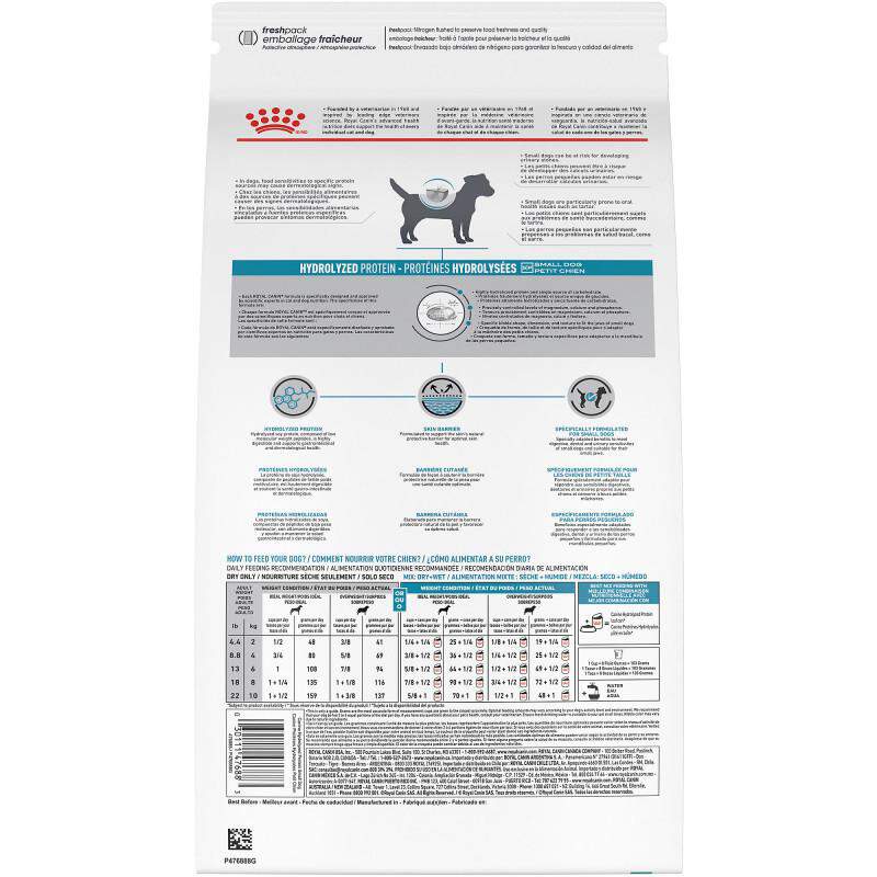 Royal Canin Veterinary Diet Adult Hydrolyzed Protein Small Dog Dry Food, 8.8 lb bag