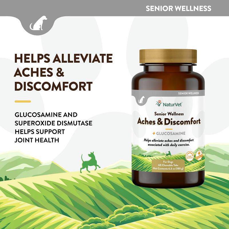NaturVet Senior Aches & Discomfort, 60 Tabs