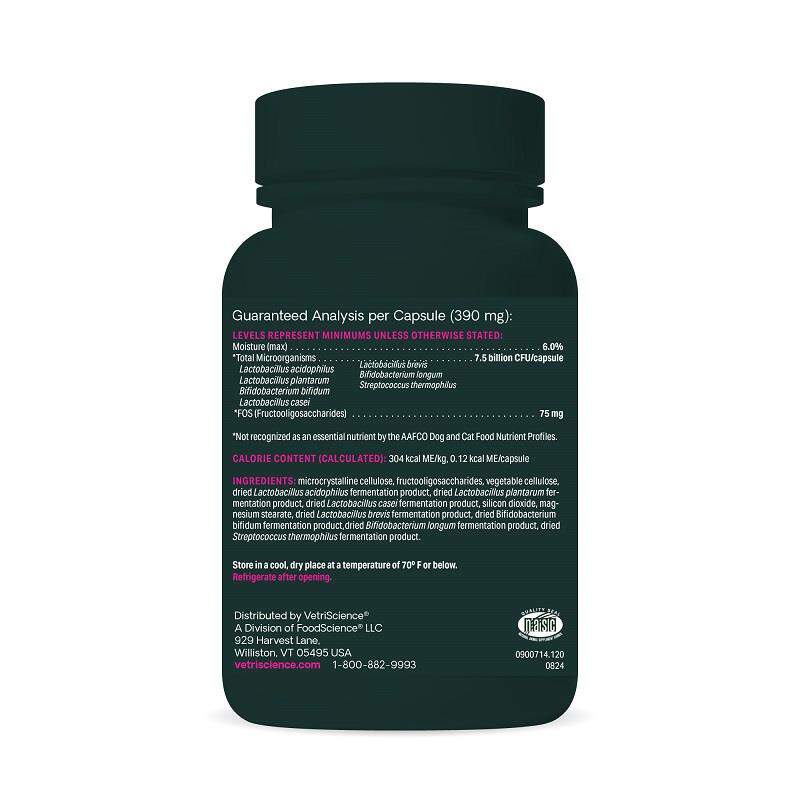 VetriScience Extra Strength Gut Health Vetri Mega Probiotic, 120 Capsules
