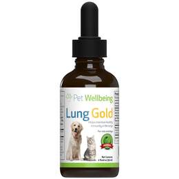 Pet Wellbeing Lung Gold for Dogs and Cats, 2 oz