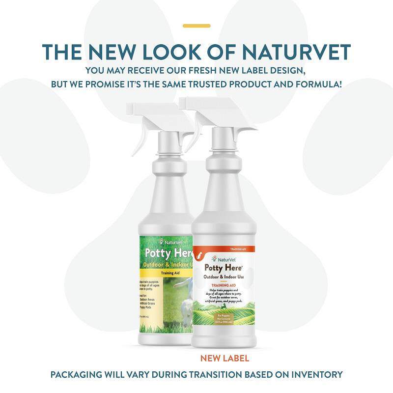 NaturVet Potty Here Training Aid Spray, 32 oz