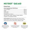 NaturVet No Toot Gas Aid Plus Fennel for Dogs, 70 Soft Chews