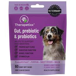 Gut, Prebiotic & Probiotics Soft Chews for Dogs, 60 ct