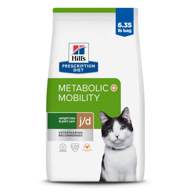 Hill's Prescription Diet j/d Joint Care + Metabolic Weight Chicken Flavor Dry Cat Food