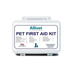 Allivet Pet First Aid Kit in Plastic Cabinet
