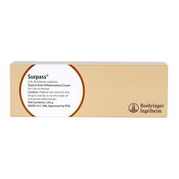 Surpass (1% diclofenac sodium) Topical Anti-Inflammatory Cream for Horses, 124 g tube