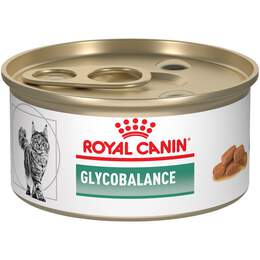 Royal Canin Veterinary Diet Adult Glycobalance Thin Slices in Gravy Canned Cat Food, 24 x 3 oz cans