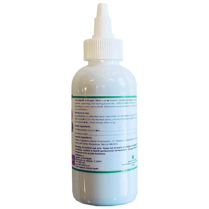 VetCrafted Antiseptic Flush w/Cucumber Melon Scent for Dogs, Cats and Horses, 4 oz