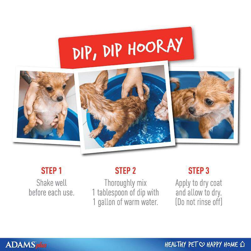 Adams Plus Pyrethrin Dip 4 oz
