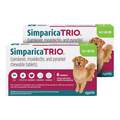 Simparica Trio Chewable Tablets for Dogs 44.1-88 lbs Green, 12 Month Supply