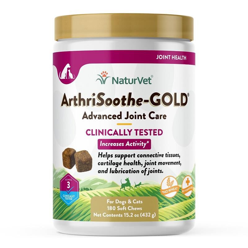 NaturVet ArthriSoothe Gold Level 3, 180 Soft Chews