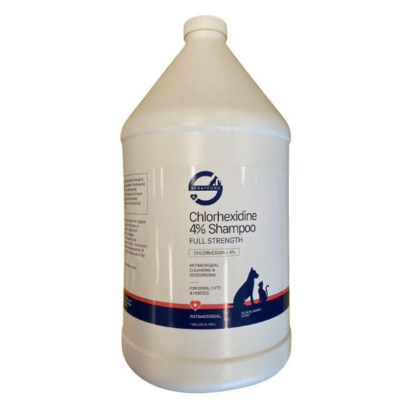 Chlorhexidine 4% Shampoo for Dogs, Cats, and Horses, 1 gal