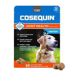 Cosequin Senior Maximum Strength Joint Health Supplement for Dogs, 60 Soft Chews