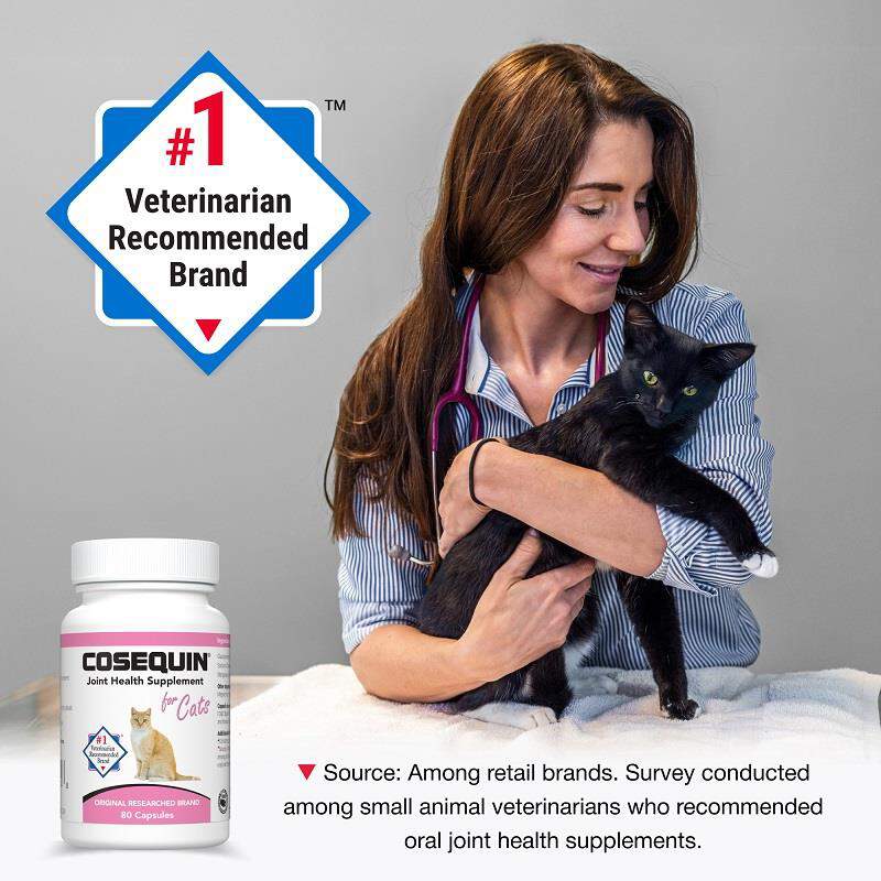 Nutramax Cosequin for Cats for Joint Health, 80 Sprinkle Capsules