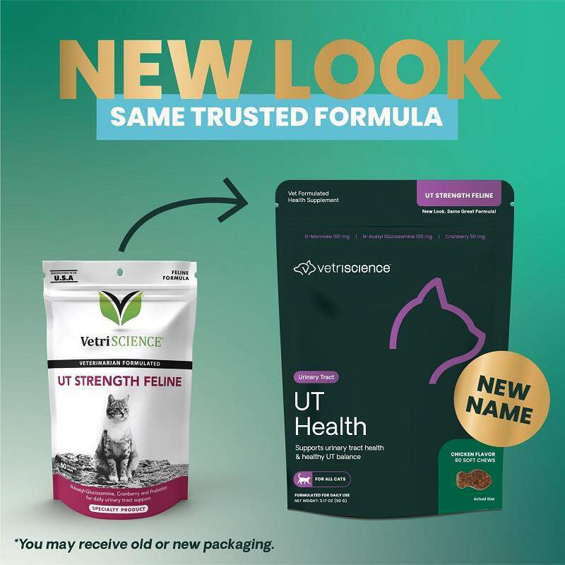 VetriScience UT Health UT Strength Feline, 60 Soft Chews