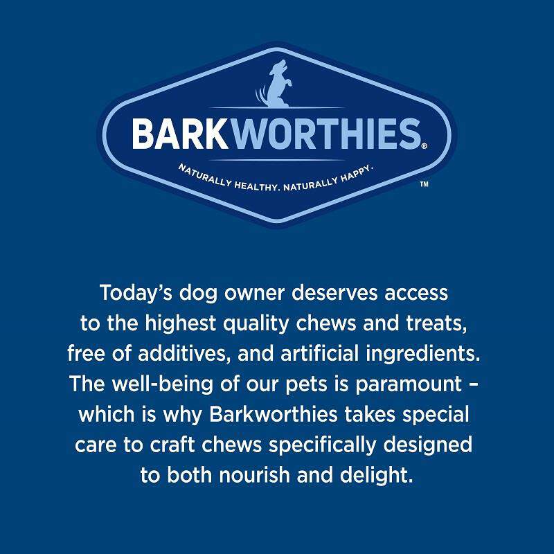 Barkworthies Beef Gullet Stick Bites Dog Chews, 1.5 lbs