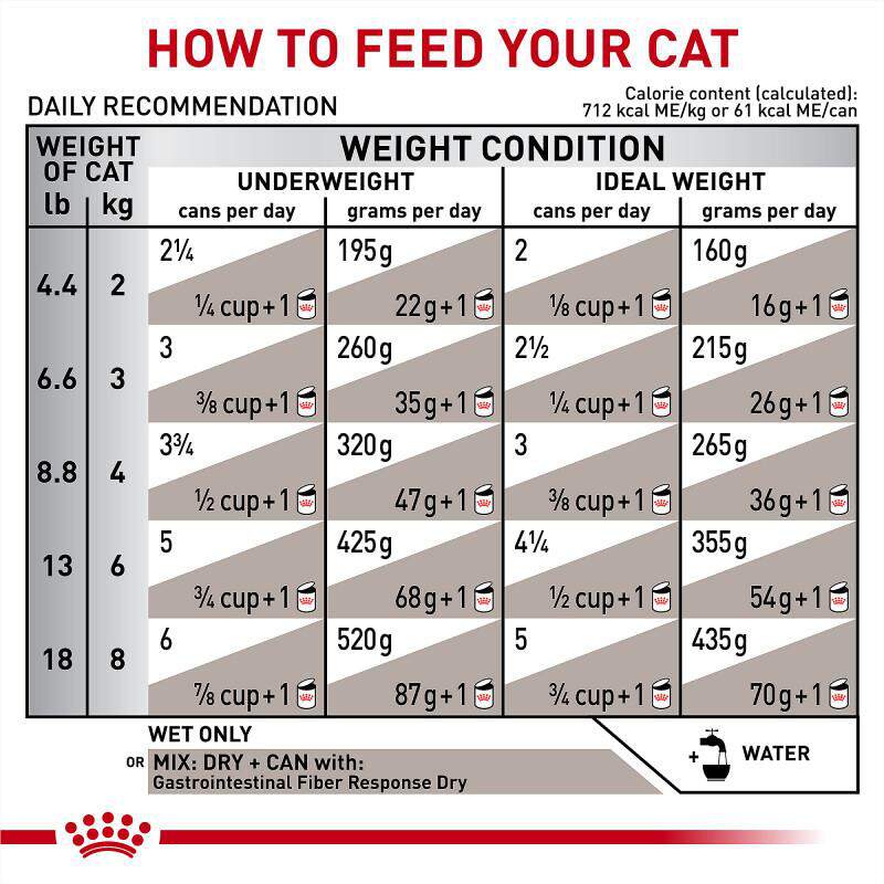 Royal Canin Veterinary Diet Adult Gastrointestinal Fiber Response Thin Slices in Gravy Canned Cat Food, 24 x 3 oz cans