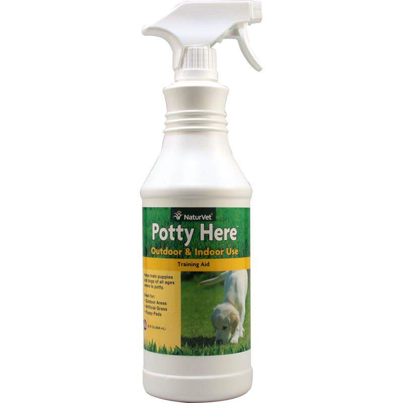 NaturVet Potty Here Training Aid Spray, 32 oz